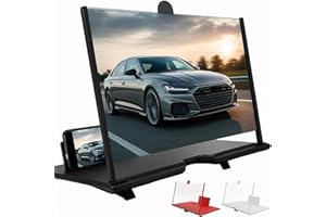 Screen Magnifier for Cell Phone, Screen Magnifier New Version, Mobile Phone Magnifier Projector Screen for Movies, Videos and