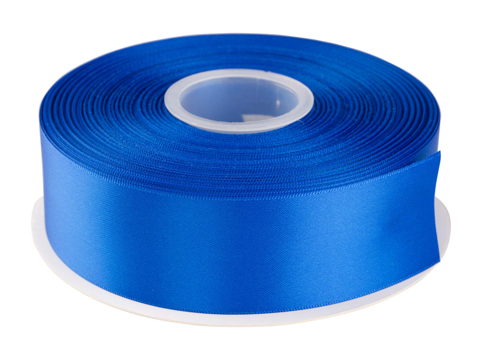 AVANAVA 38mm Wide Double Face Satin Ribbon - 45 Meters (352-Classic Blue)