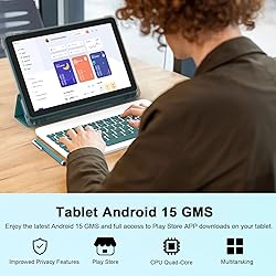 CUPEISI Android 15 Tablet 10 Inch, 20GB RAM+128GB