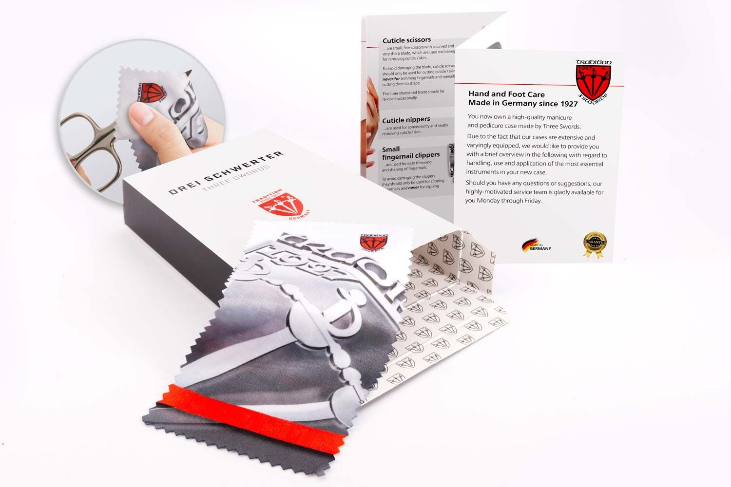 3 Swords Germany – manicure pedicure set kit (700) : Beauty