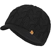 adidas Women's Beanie with Brim – Crystal Brimmer Winter Hat