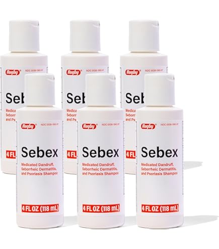 Amazon.com : Rugby Sebex Medicated Dandruff Shampoo for Women and