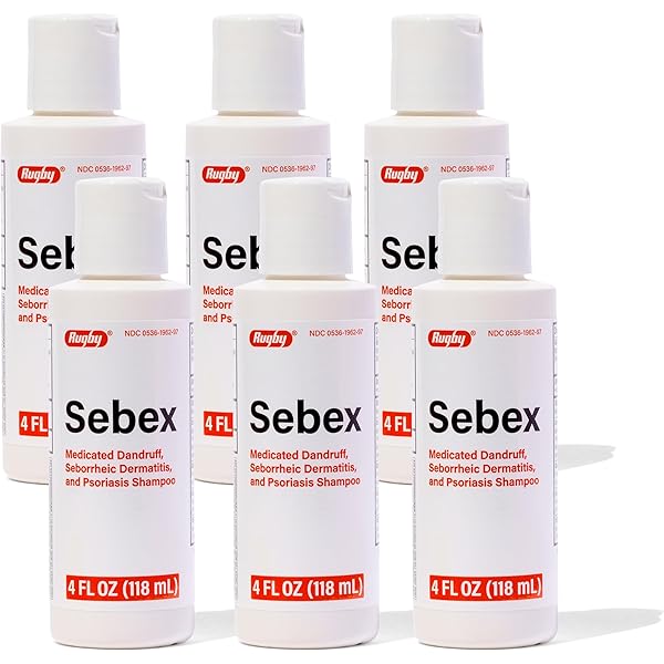 Amazon.com : Rugby Sebex Medicated Dandruff Shampoo for Women and