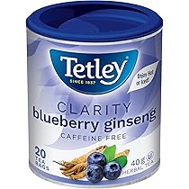 Tetley Peach Orange Herbal Tea - 20 Tea Bags, 40 Grams, Naturally