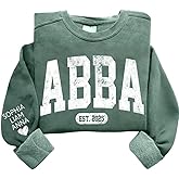 HHLYN14 Personalized Dad EST Sweatshirt, Custom Year Crewneck for Father, Unique Gift for Dad, Family Matching Outfit