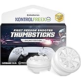 KontrolFreek FPS Freek Galaxy White for PlayStation 4 (PS4) and PlayStation 5 (PS5) | Performance Thumbsticks | 1 High-Rise, 1 Mid-Rise | White