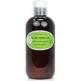 Dr Adorable - 8 oz - Aloe Vera Oil - 100% Pure Natural Organic (Amber Bottle)