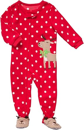 baby girl fleece sleepers