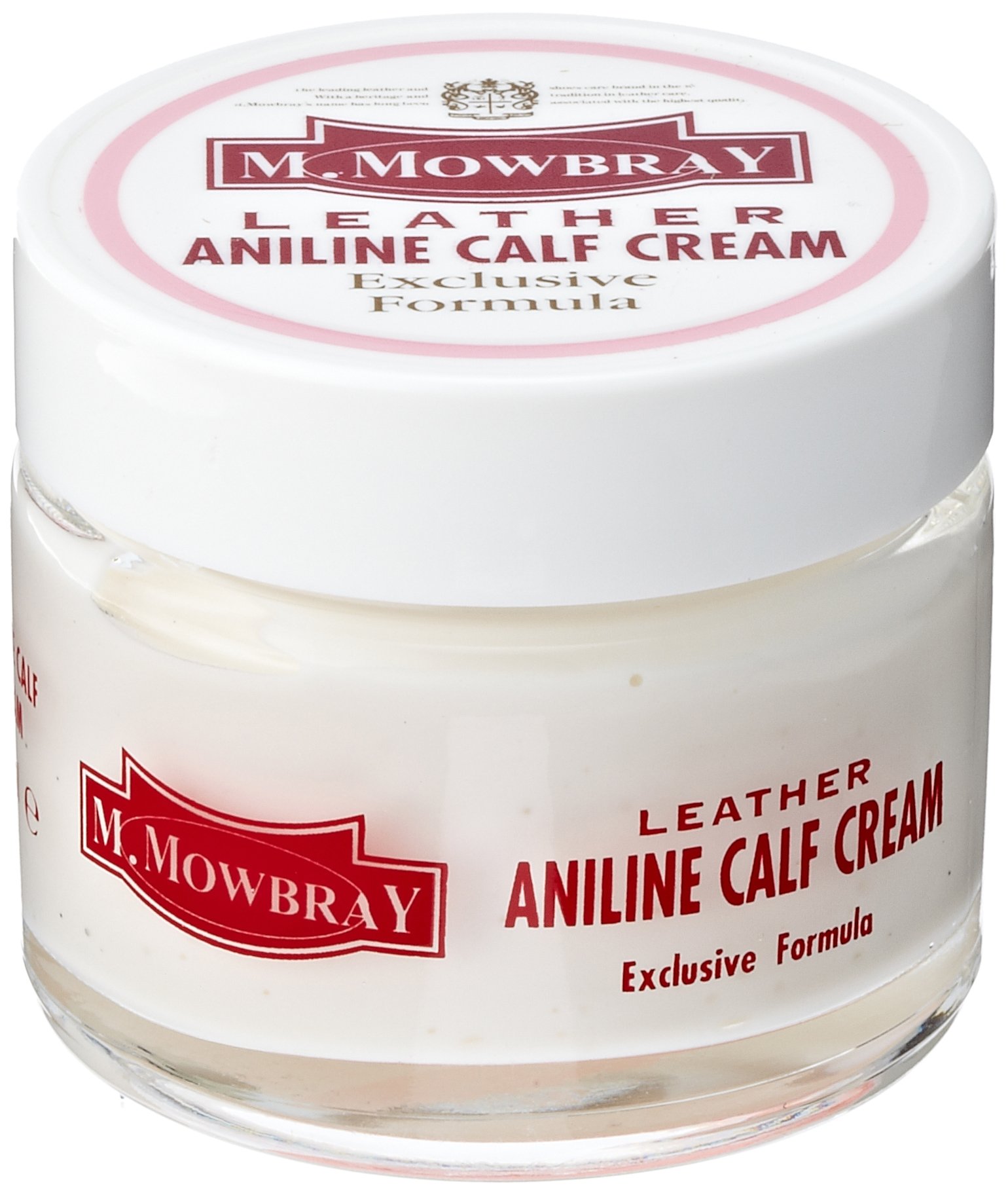 [M.モゥブレィ] 靴クリーム 革小物用レザークリーム 汚れ落とし・栄養・保革・ツヤ出し 無色 60ml 革靴 革小物 初めての基本ケア 汚れ落とし・栄養・保湿・ツヤ出し お財布 バッグ ジャケット ベルト レザークラフト グッドエイジング アニリンカーフクリーム 本革 手帳 透明感のある自然な光沢商品画像