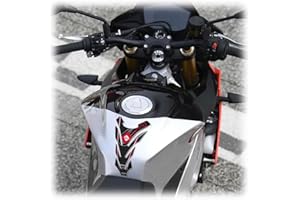 labelbike - 3D Gel Resin Sticker Decoration and Protection of Motorcycle Tank Compatible with Aprilia Racing
