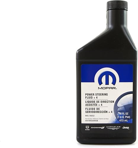 Amazon Com Genuine Mopar Fluid 5166226aa 4 Power Steering Fluid 1 Pint 68218064aa Automotive