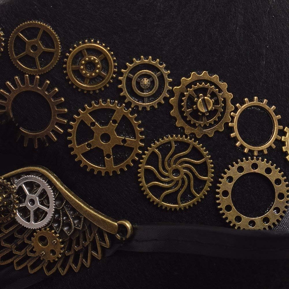GRACEART Unisex Steampunk Top Hats with Goggles for Men Women (Various styles): Toys & Games