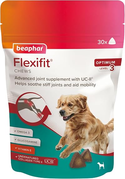 Beaphar FlexiFit Optimum UC-II Joint Supplement for Dogs 30 Chews