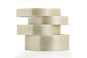 EAGLOD Filament Strapping Tape，Heavy Duty Transparent Reinforced Fiberglass Tape for Packing, Repairs and Mounting Residential, Commercial and Industrial Uses (36mm x 65 FT x 2 Roll)