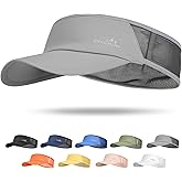 GXCROR Sports Sun Visor Hat Men Women, Lightweight Breathable Quick Dry Sports Sun Hat for Running Golf Tennis