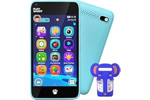 MOMILLA Kids Toys Phone for 3 4 5 6 7 Years Old, 3.97" Touchscreen Christmas Birthday Gifts, Toddler Toys Phone with Music Player Puzzle Games 16 GB Storage Alarm Kids Toys for Ages 3-12 Kids