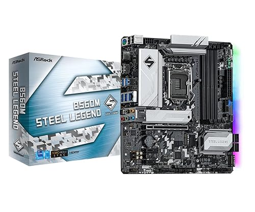 ASRock B560M Steel Legend Compatible with Intel 10th and 11th