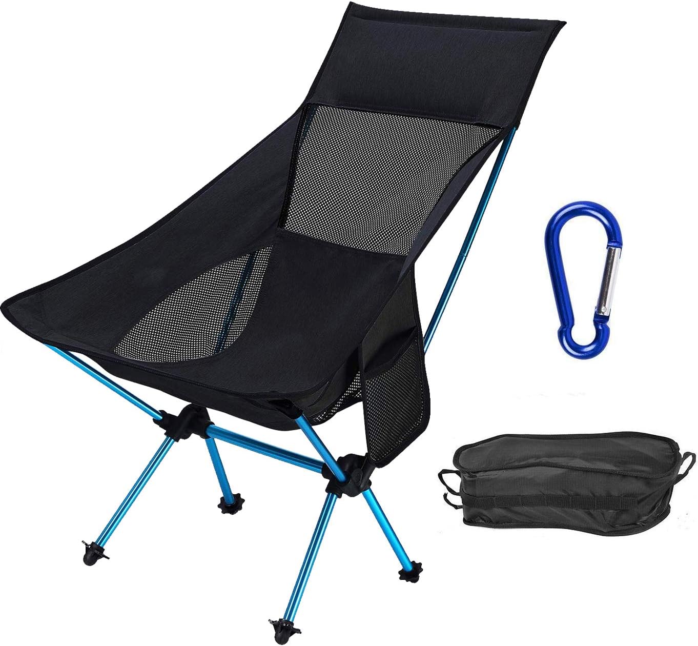 camping chair with headrest