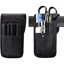 thumbnail image 2 of Cacturism 4-Pack PU Leather Pocket Protector - Clear PVC Divider For Pens, Tools, Shirts & Lab Coats 2 of 14