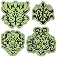 Inkadinkado Stamping Gear Cling Stamps - Elegant Suits Set For Crafting, 4-Piece, Create Symmetrical Patterns - View #4