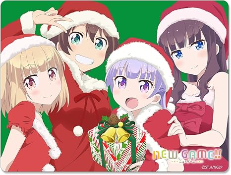 Amazon New Game マウスパッド クリスマス 吸着シートタイプ アニメ 萌えグッズ 通販
