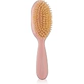 Creative Hair Tools Classic Baby/Toddler Gentle Boar Bristle Hair Brush, Pink