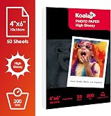 KOALA Inkjet Photo Paper 6x4 10x15cm Glossy 200GSM 50 Sheets Canon Hp Epson view 2