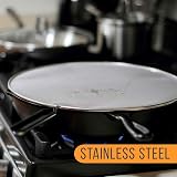 APLUMTREE 3 PCS Stainless Steel Splatter Guard Set - 9.8" 11.4" 13" view 4