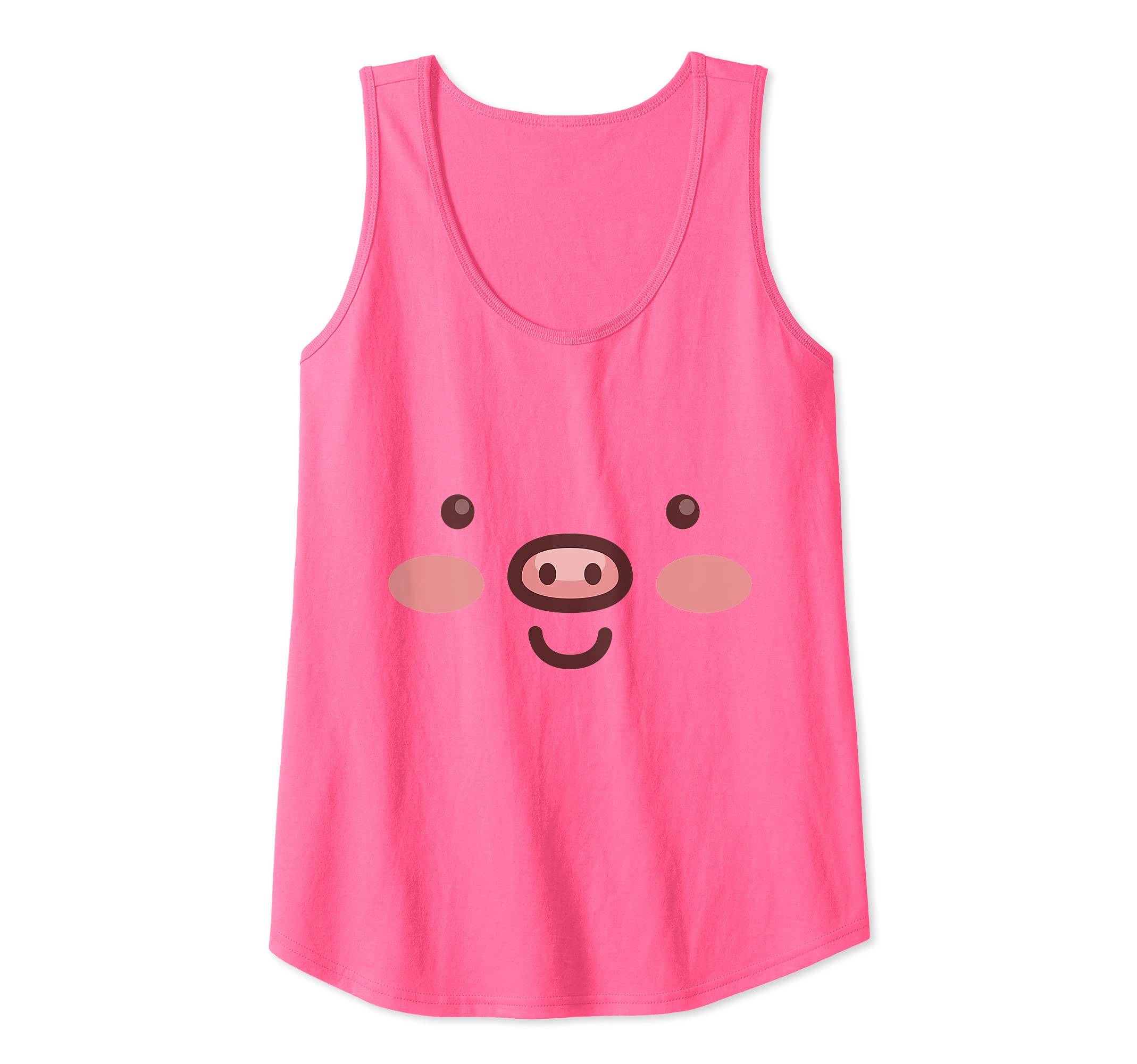 Cute Pig Animal Face Disguise Costume Art Tank Top