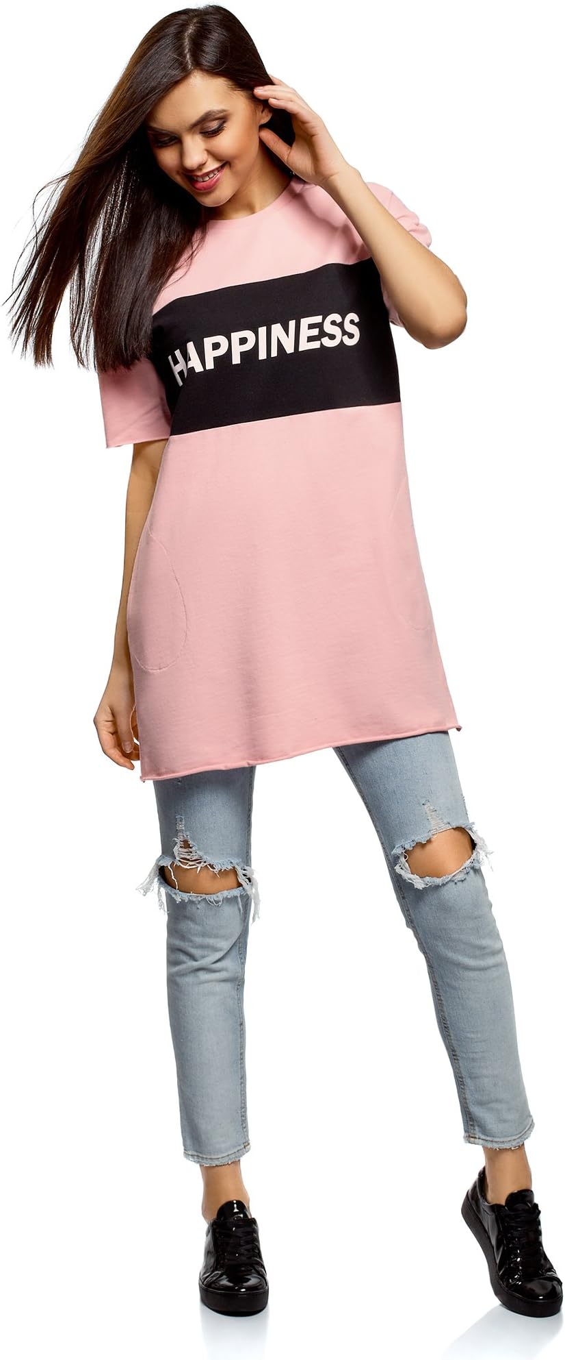 Ultra Women's Straight Dress with Letter Print