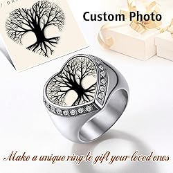 FindChic Personalized Signet Rings for Men Chunky
