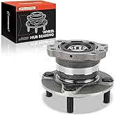 A-Premium Rear Wheel Bearing and Hub Assembly with 4-Lug Compatible with Ford Ecosport 2018 2019 2020 2021, FWD