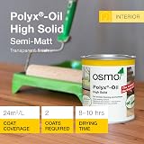 Osmo Polyx Oil 3065 Clear Semi Matt 750ml Durable Wood Finish view 2