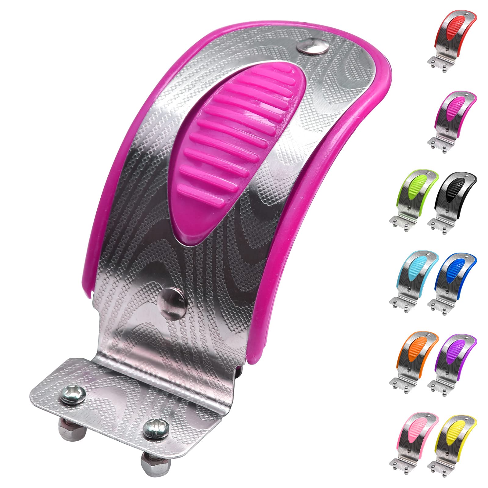 OTFAITP Scooter Brake Pad Replacement for Micro Maxi Deluxe Foldable LED/Pro/Eco Series 3 Wheel Scooter (Rose Red) — image 1
