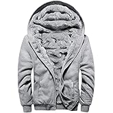 JiangWu Womens Fashion Fleece Sherpa Lined Hooded Coat Winter Thicken Warm Jacket