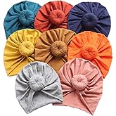 Baby Hats Newborn Baby Girls Turban Hospital Hat Infant Toddler Kid Hat Big Hair Bow Top Knot Head Wrap
