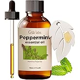 Gya Labs Peppermint Essential Oil for Hair – Huge 4 Fl Oz – Premium Grade Essential Oils for Diffuser, Aromatherapy, Hair Care, Skin Care, Body, Massage & DIY Candle Making Scents