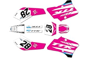 Kalair GFX Graphics Kit for Yamaha TTR 90 (2000-2008) FACTORY Series Magenta 21 Mil - Dirt pit bike motorcycle stickers, dirt