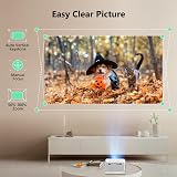 Yoton Y3 Mini Projector 2026 720P Auto Keystone 360° Rotating Portable Black view 7