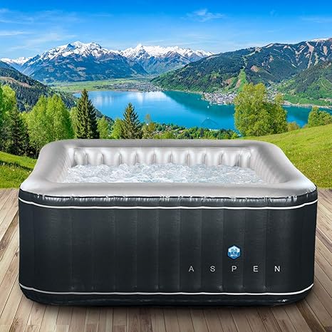 Whirlpool Netspa Aspen Inflatable For 4 People 168 X 168 Cm 110 Massage Nozzles Heating Inflating Function By Pressing A Button 700 L Wellness Massage Amazon De Baumarkt