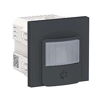 Schneider Electric NU352554 Detector De Movilidad 10 A Con Interruptor, Antracita