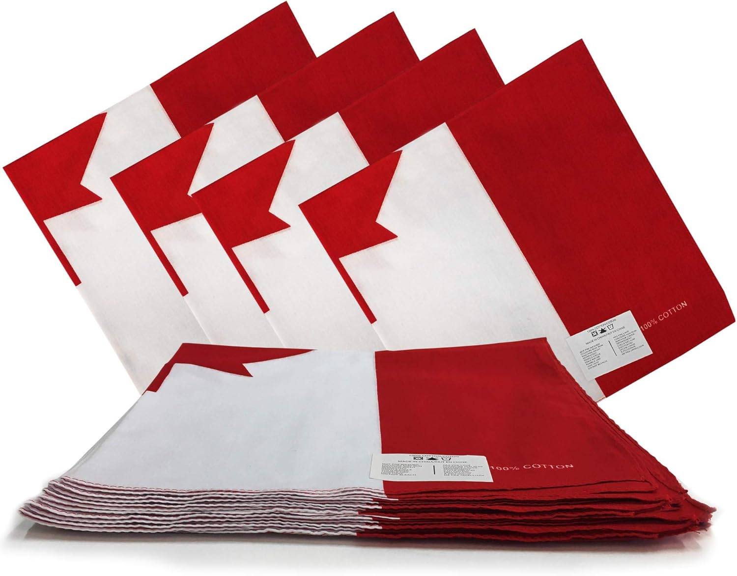 Bandana Novelty (Canadian Flag) (12 Pack) Amazon.ca Clothing