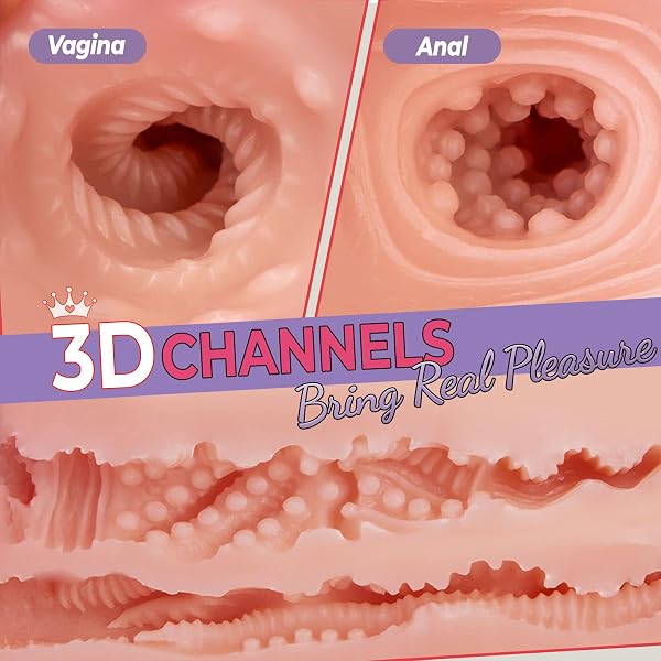3.9LB BBW SEX DOLL MALE MASTURBATOR, ADULT TORSO DOLL WITH PERKY BOOBS VAGINA AND ANAL POCKET PUSSY SEX TOYS FOR MEN MASTURBATION, PORTABLE MINI LOVE DOLL PUSSY ASS MALE SEX TOYS.