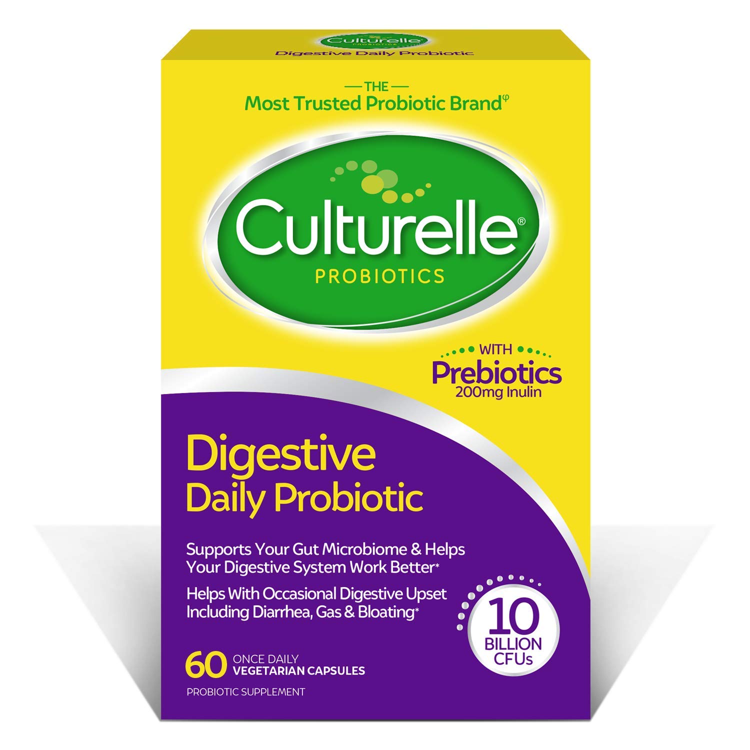 Culturelle Daily Probiotic, Digestive Health Capsules, Works Naturally