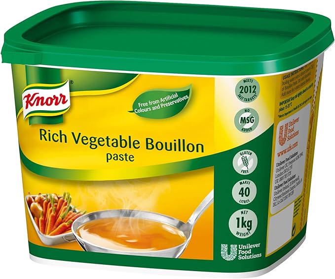 Knorr Gluten Free Rich Vegetable Paste Bouillon, 1kg Amazon.co.uk Grocery