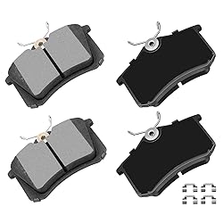 CCIyu D340 Rear Ceramic Disc Brake Pads Kit - Audi