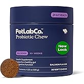 PetLab Co. Probiotics for Dogs, Support Gut Health, Occasional Diarrhea, Digestive Health & Seasonal Allergies - Salmon Flavor - Packaging May Vary - 30 Soft Chews