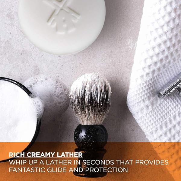 VAN DER HAGEN MEN’S LUXURY SCENTED SHAVE SOAP, 3.5 OUNCE (PACK OF 4)