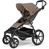 Thule Urban Glide 4-Wheel Single Child All-Terrain Stroller, Lightweight, Air-Filled Tires &amp; Suspension, Twist Hand Brake