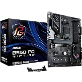 ASRock AMD B550 PG Riptide ATX Motherboard Dual Channel DDR4 4933 MHz AM4 Socket 128 GB SATA3 6.0 Gb/s M.2